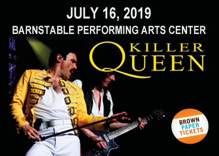 Killer Queen to benefit Cape Cod Synagogue & Independence House July 16, 2019